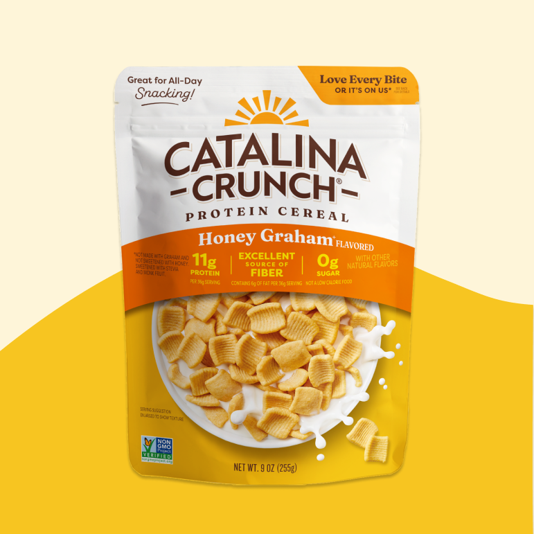 Honey Graham Cereal - Bright Modern Cereal Lineup