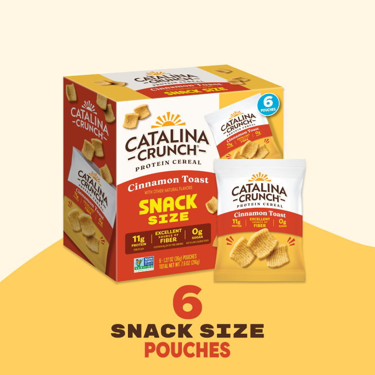 Cinnamon Toast Snack Size Cereal Multipack - Bright Professional Multipack Focus