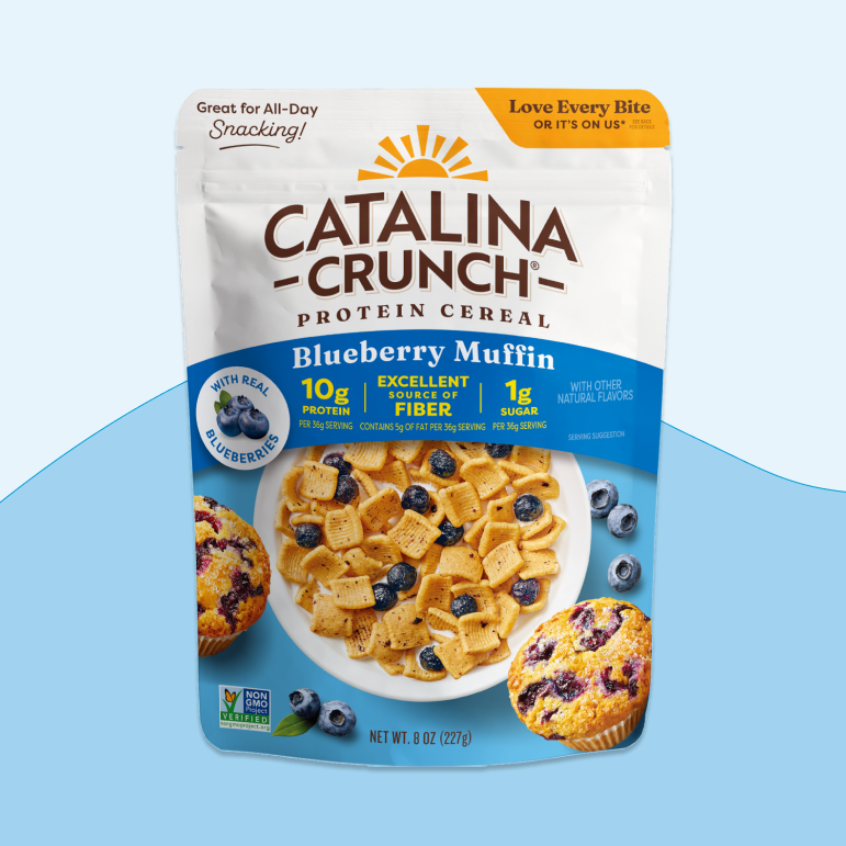 Blueberry Muffin with Blueberries Cereal - Bright Premium Cereal Moment