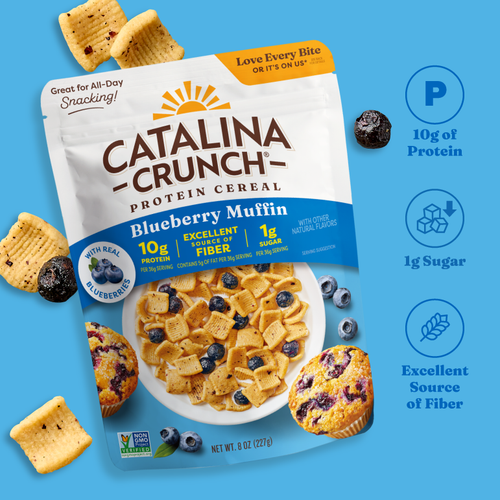 Blueberry Muffin with Blueberries Cereal