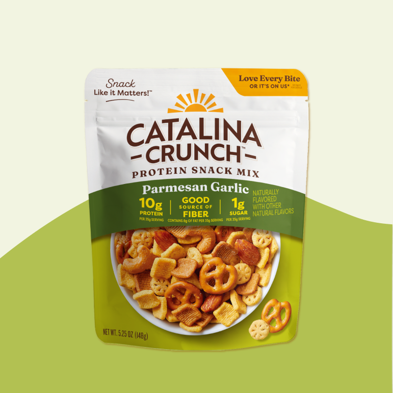 Parmesan Garlic Snack Mix - Bright Deluxe Mix Feature