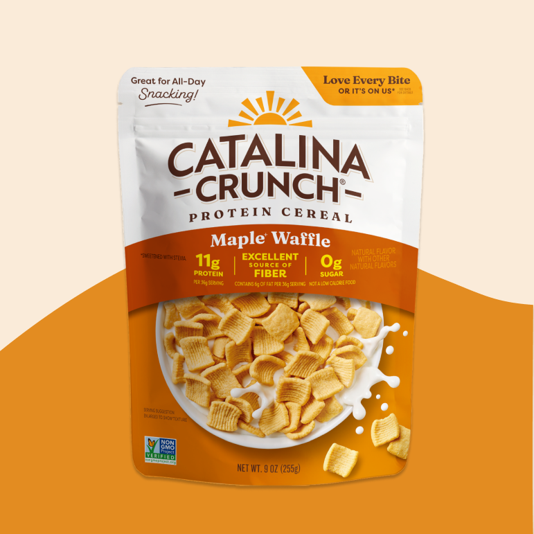 Maple Waffle Cereal - Bright Travel Cereal Focus